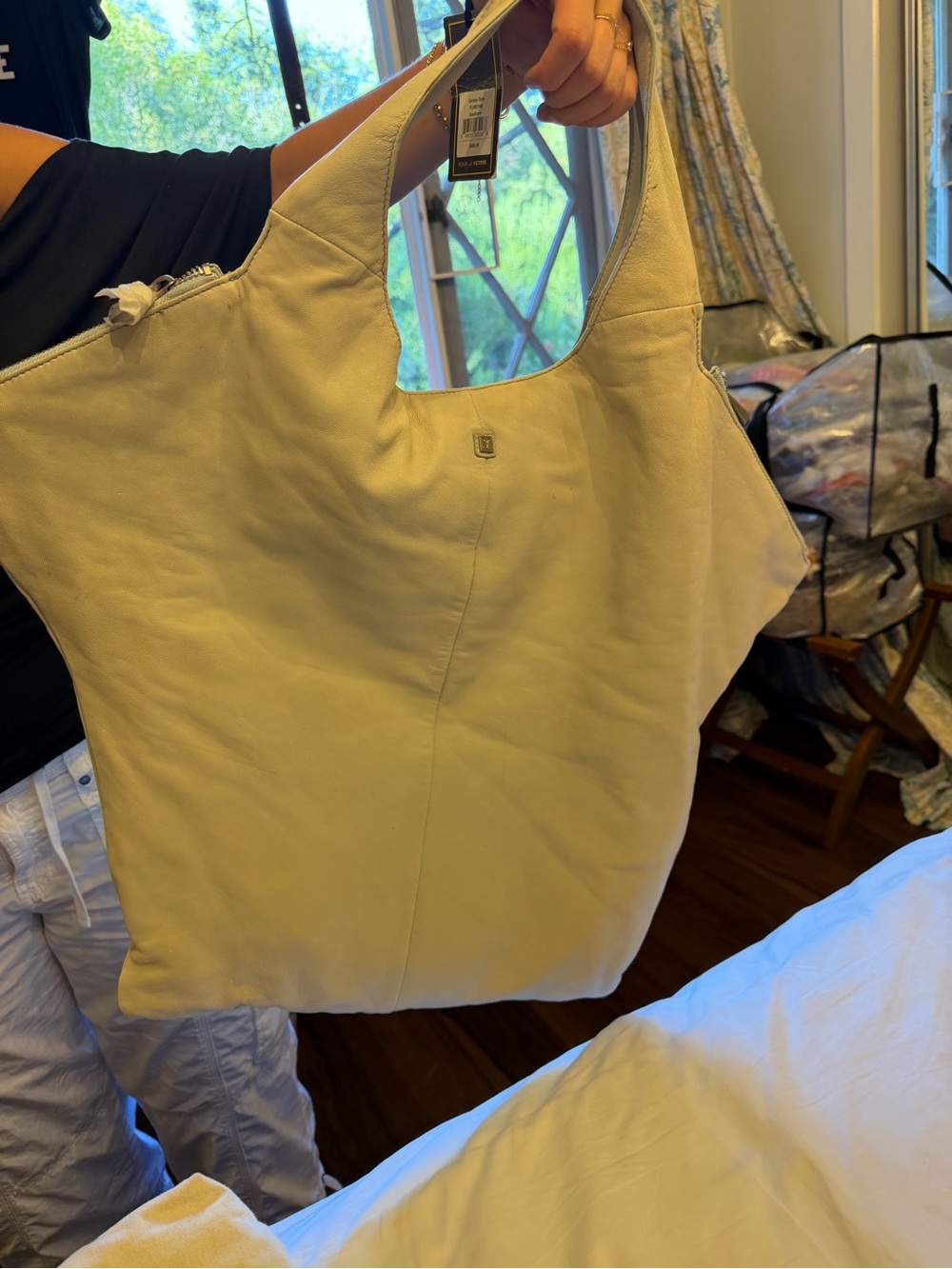 Soft Scoop-Handle Shoulder Tote